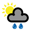 Heavy rain shower (day)