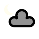 Heavy snow shower (night) Heavy snow shower (night)